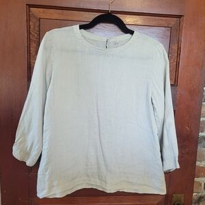 Women's Linen Blouse Size Small